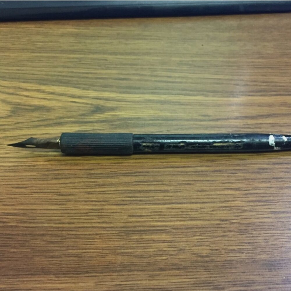 Vintage Wooden Unbranded Fountain Pen Dip Style